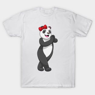 Panda with Ribbon T-Shirt